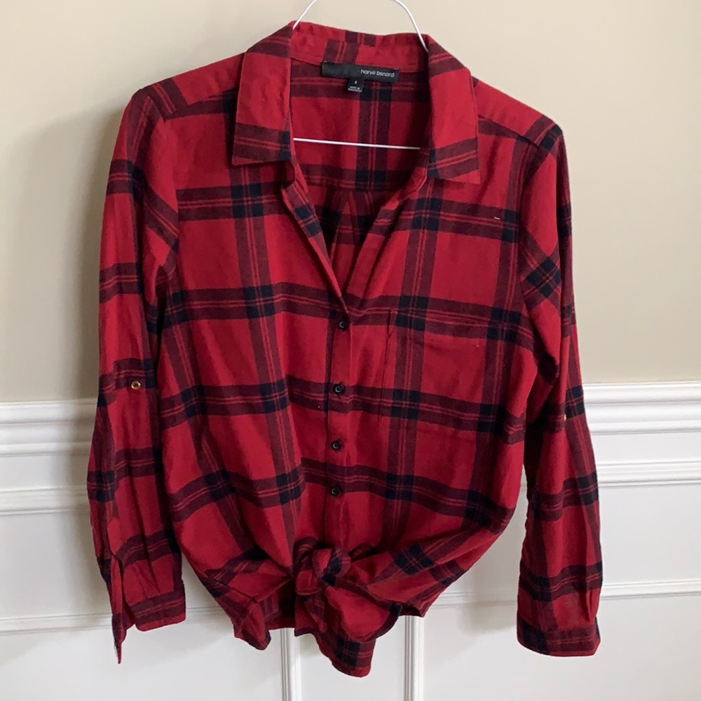Red flannel shirt